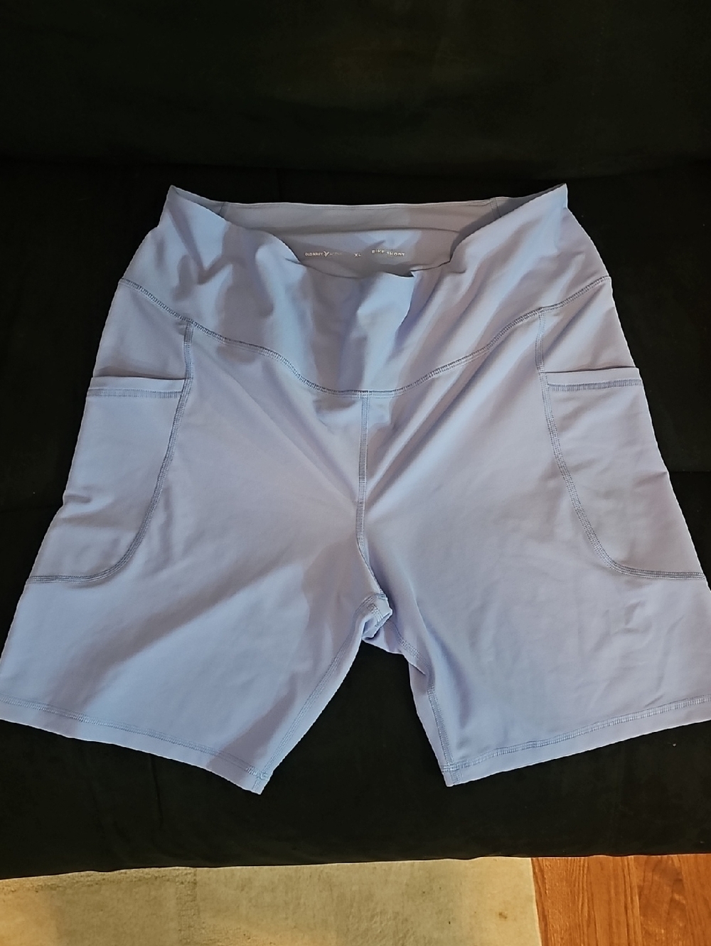 Old Navy Active Powersoft Light Lavender High-Rise Bike Shorts, Sz XL, Like New